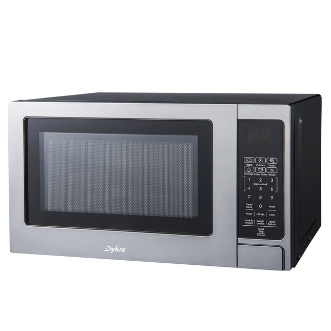 Dylux 0.9 cu. ft. 900W Countertop Microwave Oven with Auto Cook, Defrost, Child-Lock