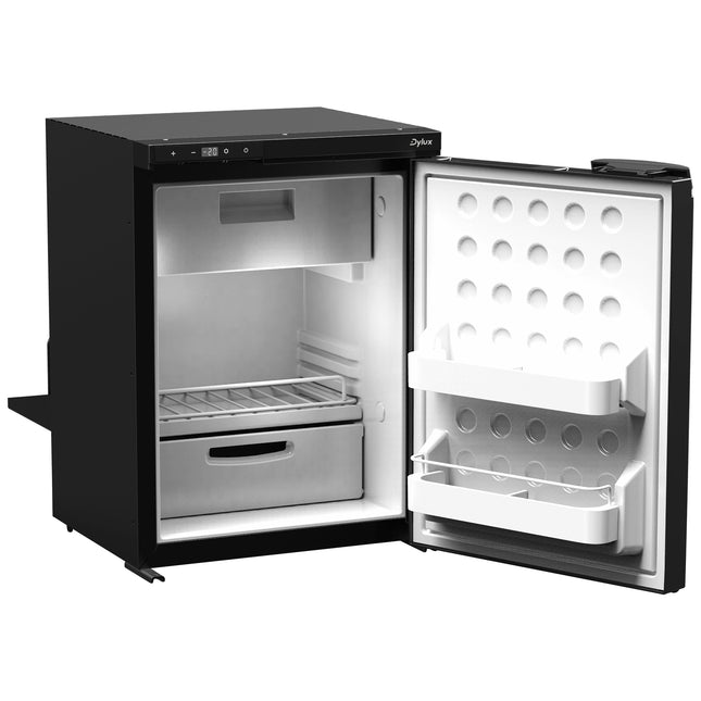 Dylux 1.4 cu.ft. 12V Built-In Fridge - DC Compressor, LED Display, Dual Zones, Battery Protection