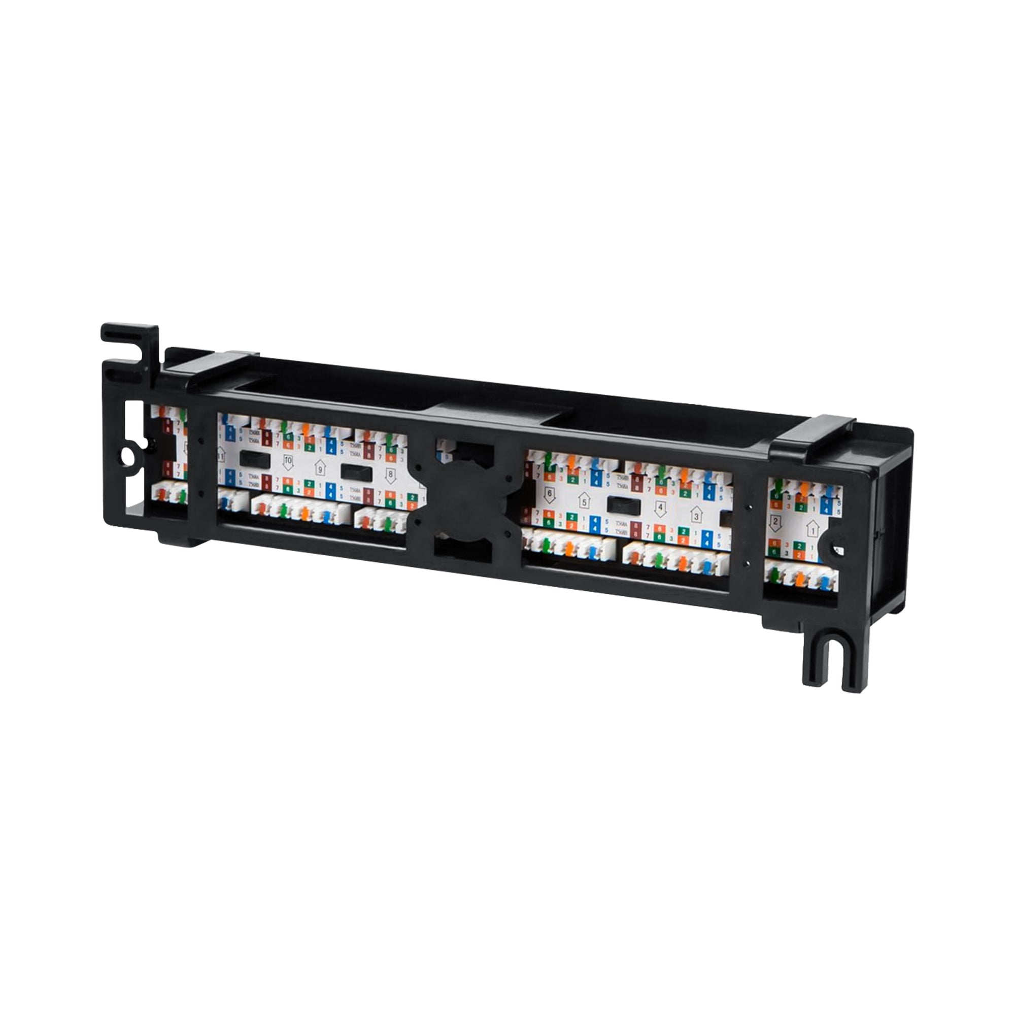 Dylux Cat.6 UTP Patch Panel with Rack Mount and Small Punch Down Tool and Cable Management