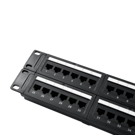 Dylux Cat.6 UTP Patch Panel with Rack Mount and Small Punch Down Tool and Cable Management