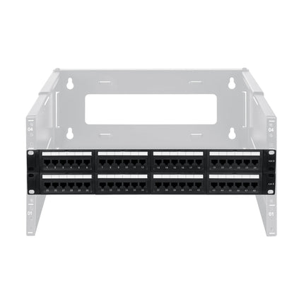 Dylux Cat.6 UTP Patch Panel with Rack Mount and Small Punch Down Tool and Cable Management