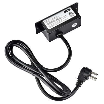 Dylux Recessed Power Strip with 1 USB-C, 1 USB-A, 2 Outlets & 6ft Flat Plug Cable | UL Certified