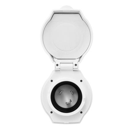 Dylux RV 125V 30A Twist-Lock Power Inlet with 3-Prong Plug, LED Indicator & ETL Listed – For RVs and Boats