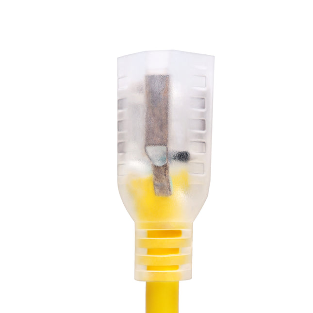 Dylux 15 Amp Power Cord Set – 25/30 Feet with Fully Molded Ends for Harsh Environments