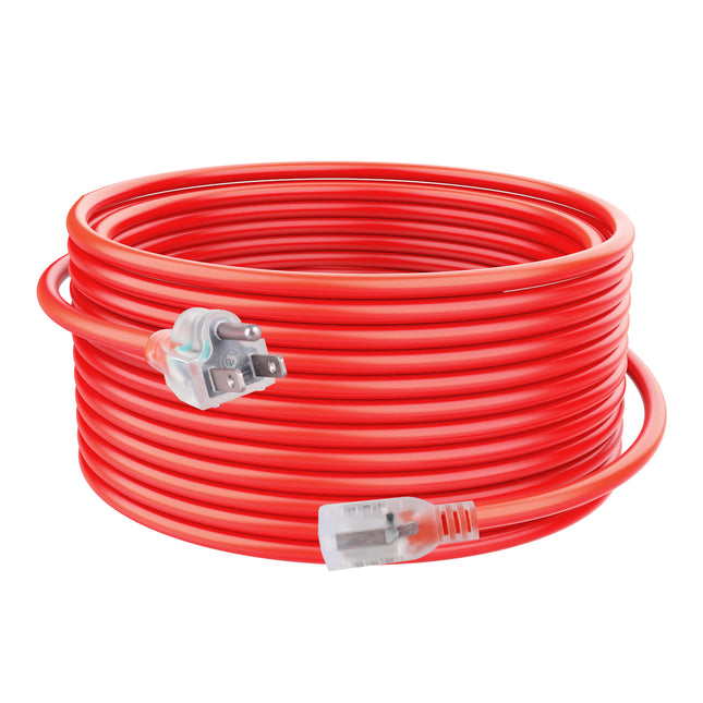 Dylux 15 Amp Power Cord Set – 25/30 Feet with Fully Molded Ends for Harsh Environments