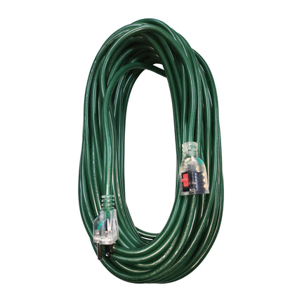 Dylux 15 Amp Power Cord Set – 25/30 Feet with Fully Molded Ends for Harsh Environments