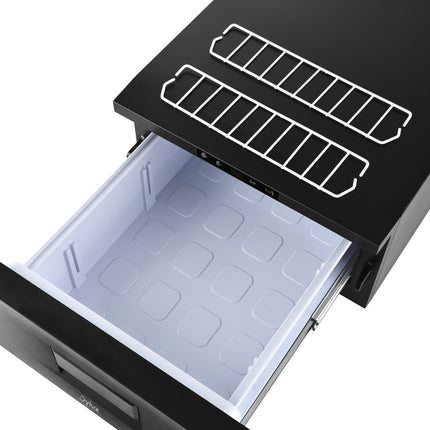 Dylux 0.73 cu. ft. Built-In Drawer Refrigerator - 12/24V DC & 100-240V AC Dual Power for RVs, Campers, and Trucks