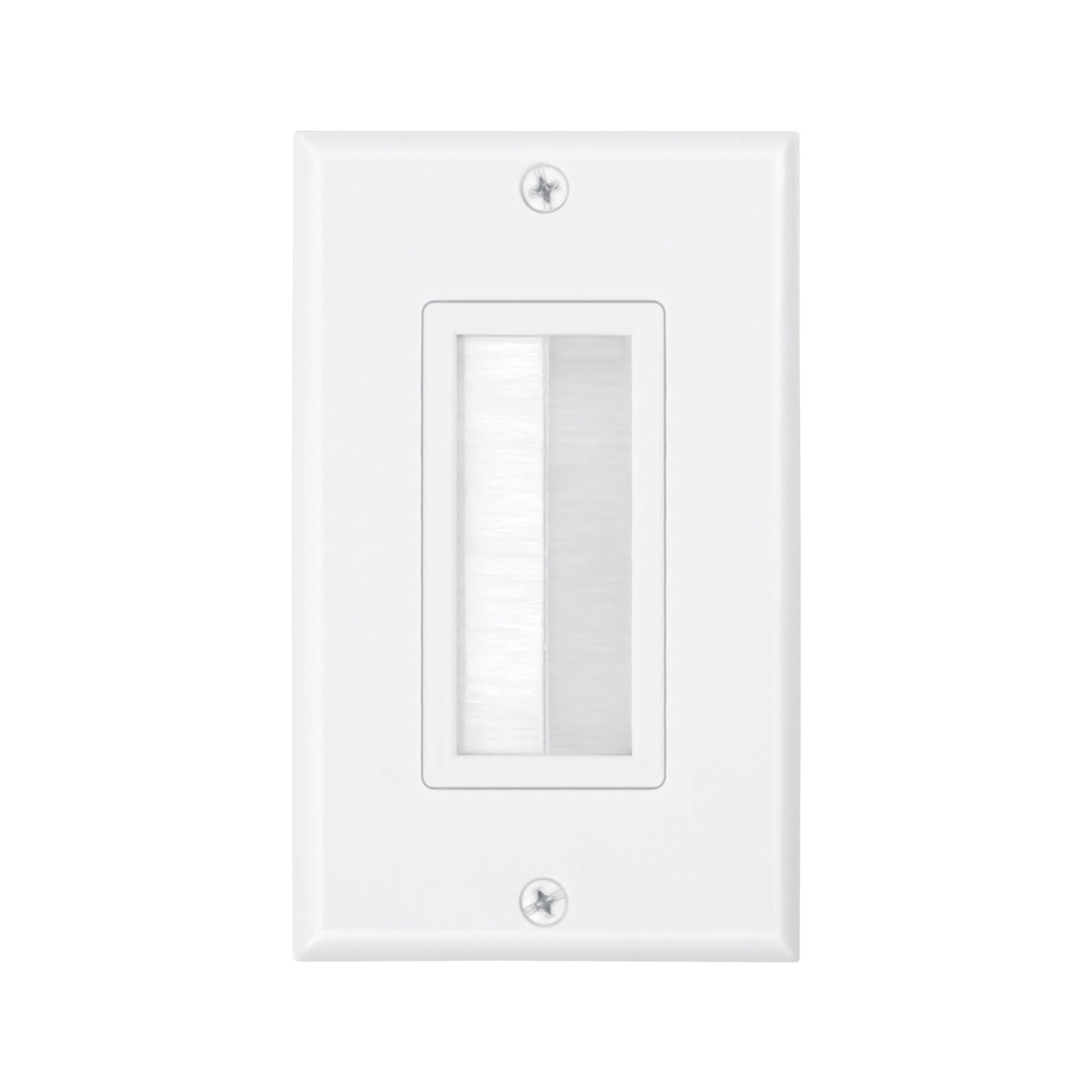 Dylux Decora Brush Wall Plate - Efficient Cable Management Design