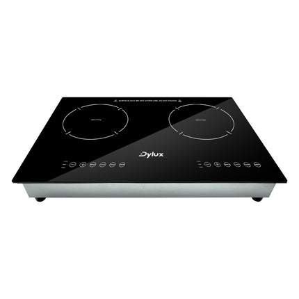 Dylux Dual Burner RV Induction Cooktop – 1800W, Touch Control, Space-Saving Design