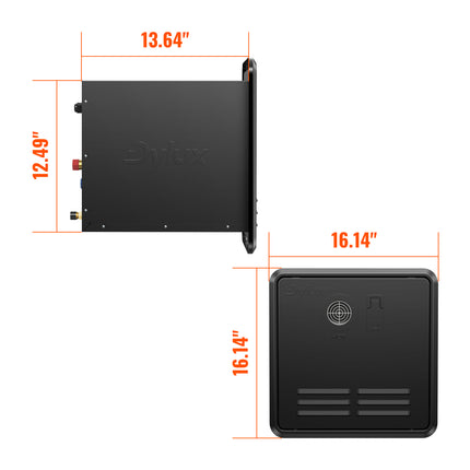 Dylux RV Propane Tankless Water Heater – 42,000 BTU/h, 1.6 GPM, Smart Safety, ETL/CE/RoHS Certified