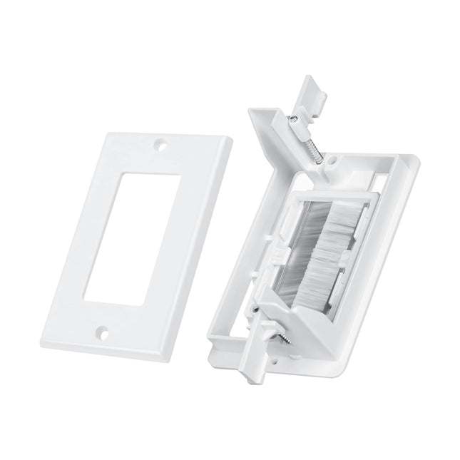 Dylux Decora Brush Wall Plate with Rear Bracket – Standard Size