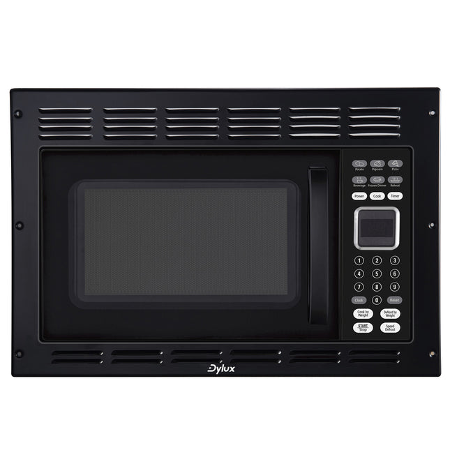 Dylux 0.9 cf Black Built-in Microwave Oven