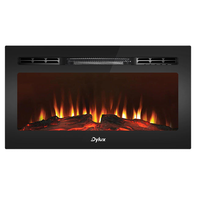 Dylux 30" Electric Fireplace for RV - Wood