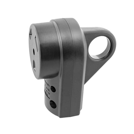 Dylux 30A RV Power Plug - Male/Female, Durable Molded Design with Handle