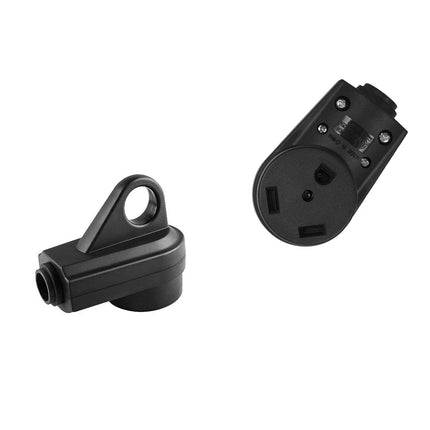 Dylux 30A RV Power Plug - Male/Female, Durable Molded Design with Handle