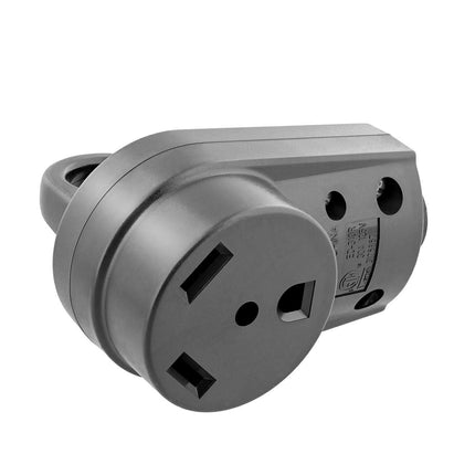Dylux 30A RV Power Plug - Male/Female, Durable Molded Design with Handle