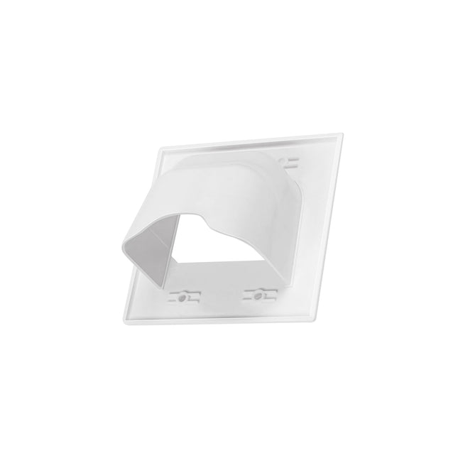 Dylux Dual Gang Recessed Wall Plate with Cable Management