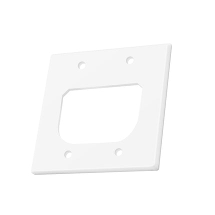 Cable Recessed Wall Plate Dual gang