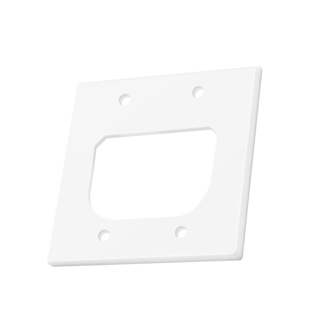 Cable Recessed Wall Plate Dual gang