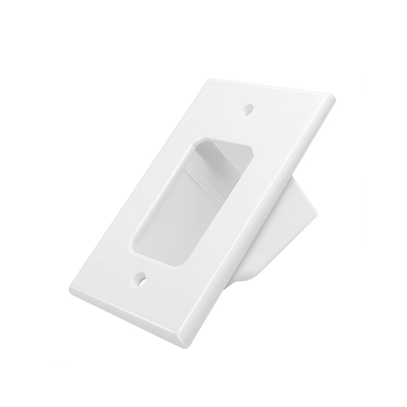 Load image into Gallery viewer, Cable Recessed Wall Plate Single Size
