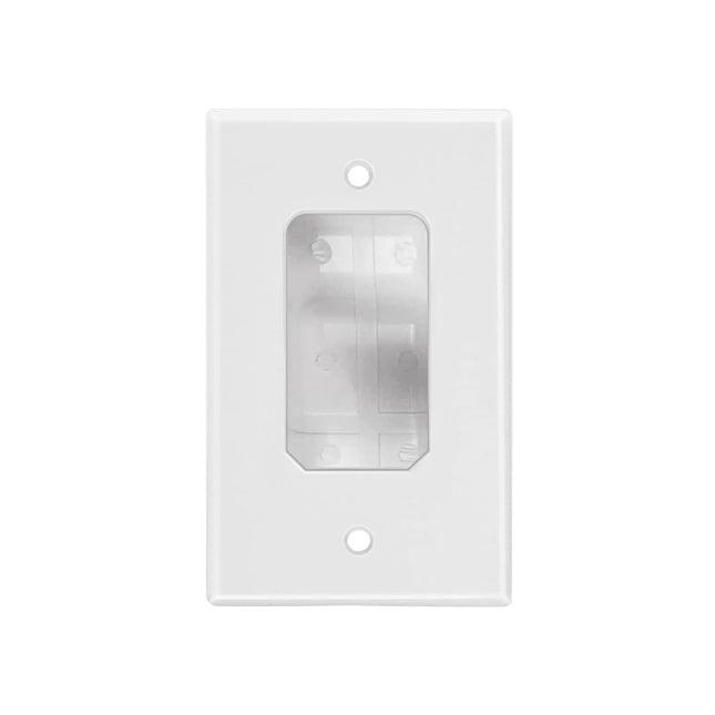 Cable Recessed Wall Plate Single Size