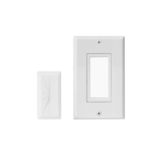 Dylux Single Gang Cable Pass Through Wall Plate with Flexible Silicone Slot – White