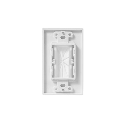Dylux Cable Pass-Through Wall Plate | Flexible Silicone Insert for Easy Access