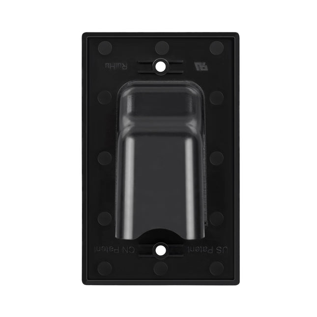 Dylux Single Gang Recessed Wall Plate for Low Voltage Cables