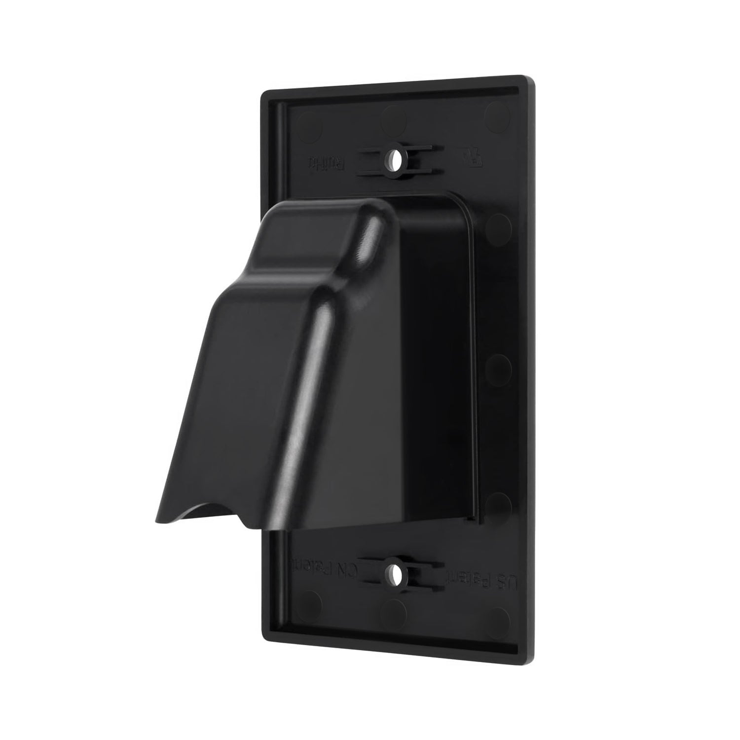 Dylux Single Gang Recessed Wall Plate for Low Voltage Cables