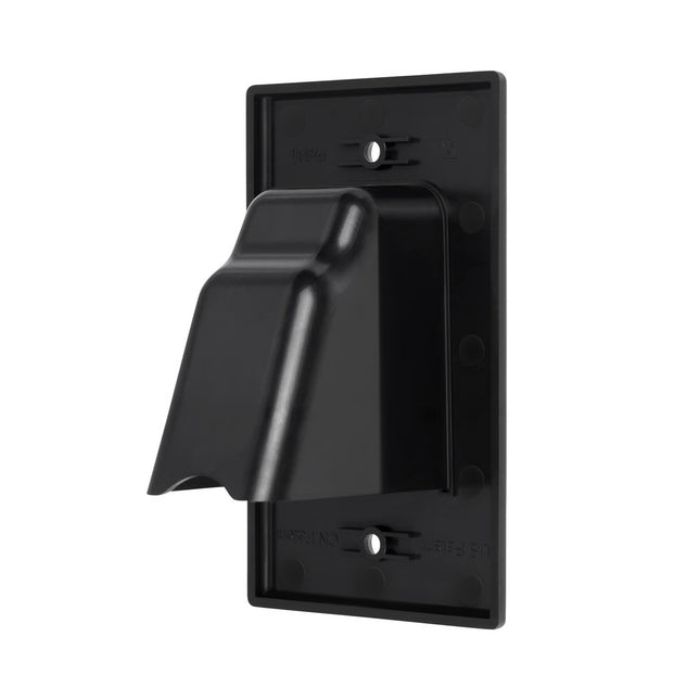 Dylux Single Gang Recessed Wall Plate for Low Voltage Cables