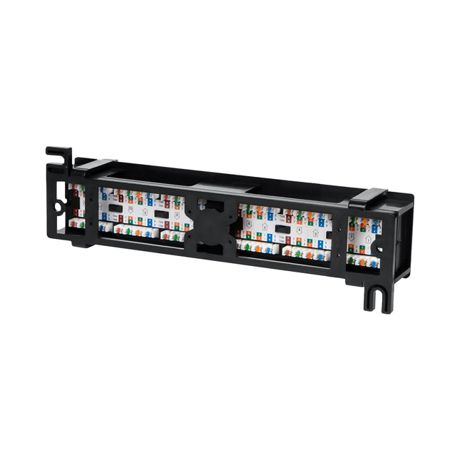 Cat.6 UTP Patch Panel with Rack Mount and Small Punch Down Tool and Cable Management