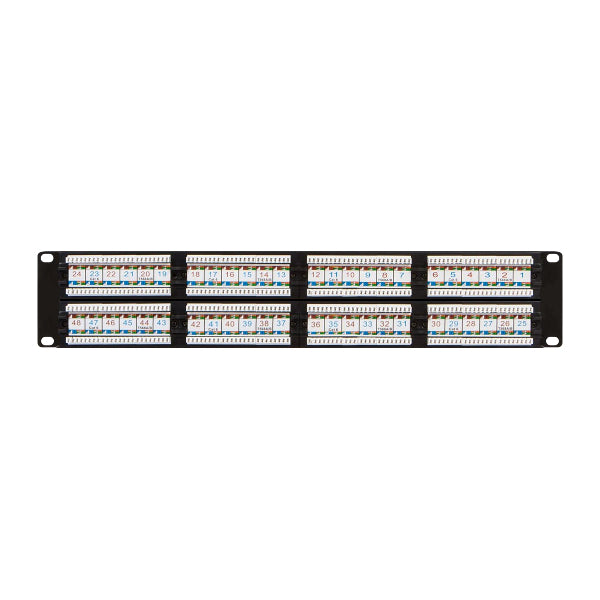 Dylux Cat.6 UTP Patch Panel with Rack Mount and Small Punch Down Tool and Cable Management