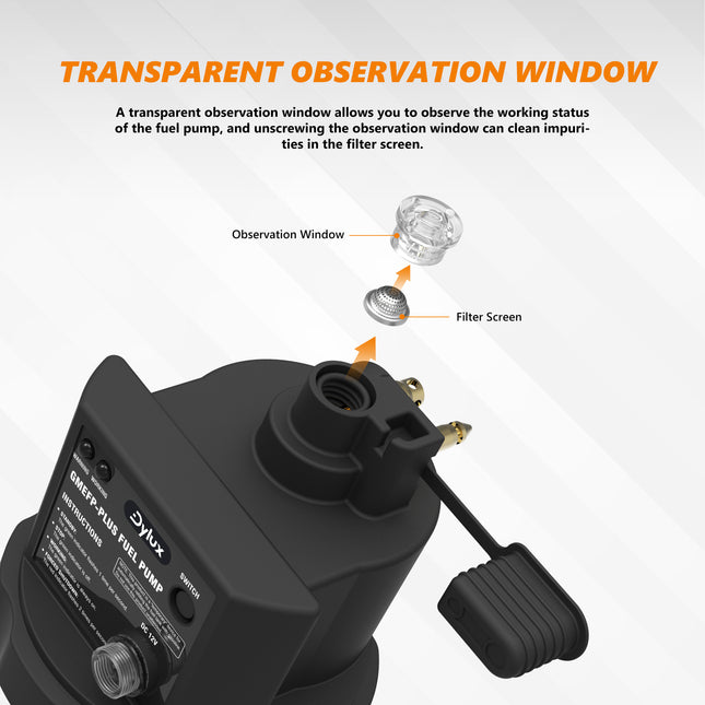Dylux Automatic Fuel Transfer Pump for Generators – Hands-Free, Multi-Fuel Compatible
