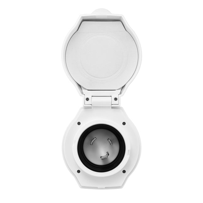 Dylux RV 125V 30A Twist-Lock Power Inlet with 3-Prong Plug, LED Indicator & ETL Listed – For RVs and Boats