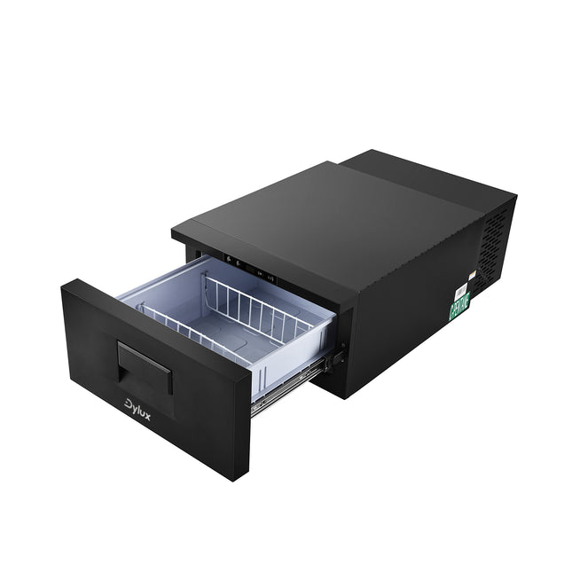 Dylux 0.73 cu. ft. Built-In Drawer Refrigerator - 12/24V DC & 100-240V AC Dual Power for RVs, Campers, and Trucks