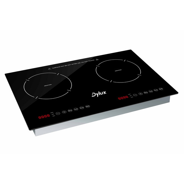 Dylux Dual Burner RV Induction Cooktop – 1800W, Touch Control, Space-Saving Design