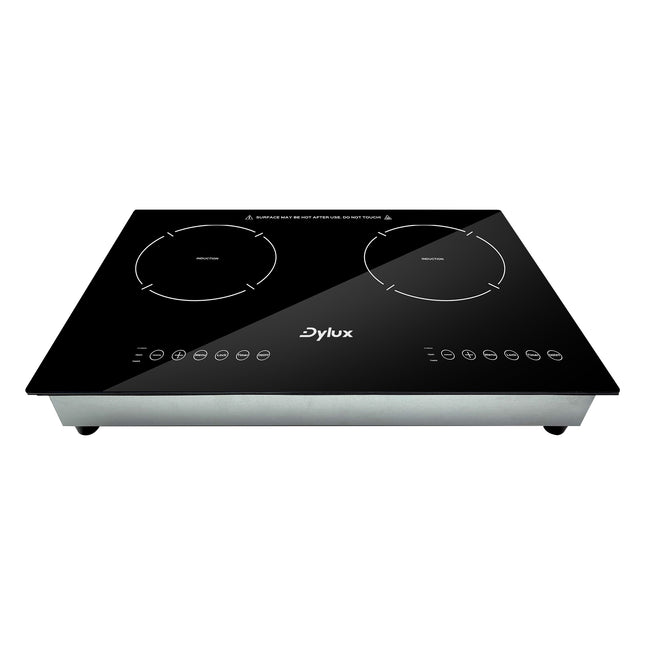 Dylux Dual Burner RV Induction Cooktop – 1800W, Touch Control, Space-Saving Design