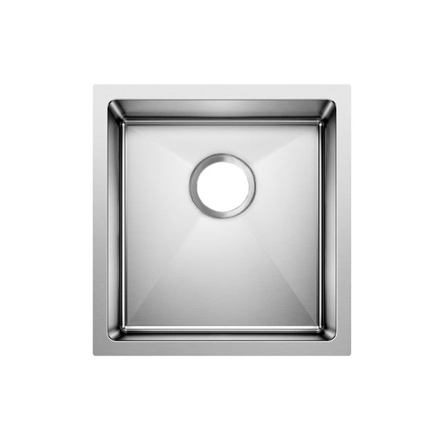 Dylux Handmade 15" x 16" Single Bowl Stainless Steel Sink - 18-Gauge 304 Stainless Steel