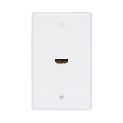 HDMI Wall Plate with 1 HDMI F-F 180D Adaptor