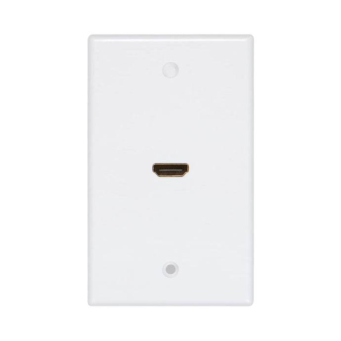 HDMI Wall Plate with 1 HDMI F-F 180D Adaptor