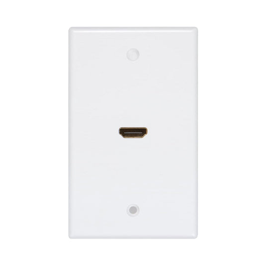 HDMI Wall Plate with 1 HDMI F-F 180D Adaptor