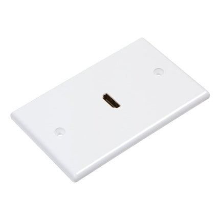 HDMI Wall Plate with 1 HDMI F-F 180D Adaptor