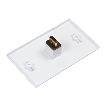 HDMI Wall Plate with 1 HDMI F-F 180D Adaptor