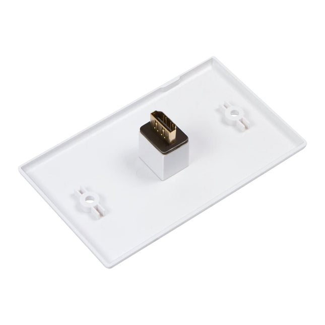 HDMI Wall Plate with 1 HDMI F-F 180D Adaptor