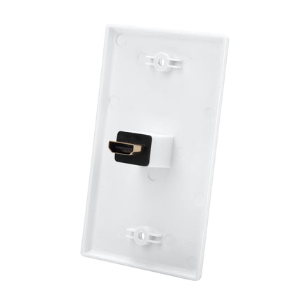 HDMI Wall Plate with 1 HDMI F-F 180D Adaptor