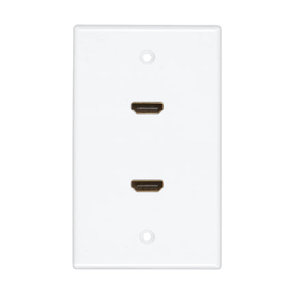 HDMI Wall Plate with 2 HDMI F-F 180D Adaptor