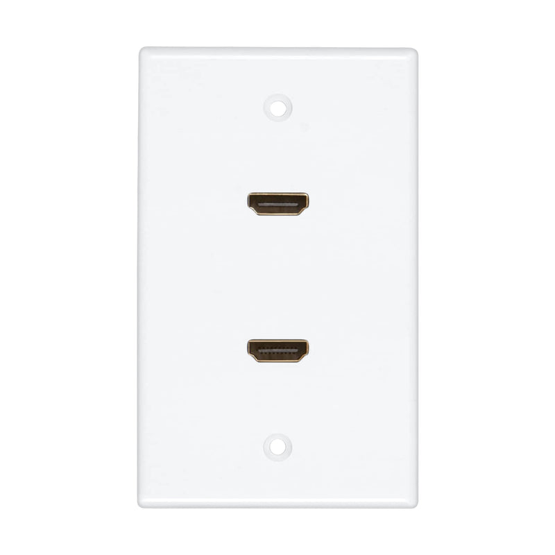 Load image into Gallery viewer, HDMI Wall Plate with 2 HDMI F-F 180D Adaptor
