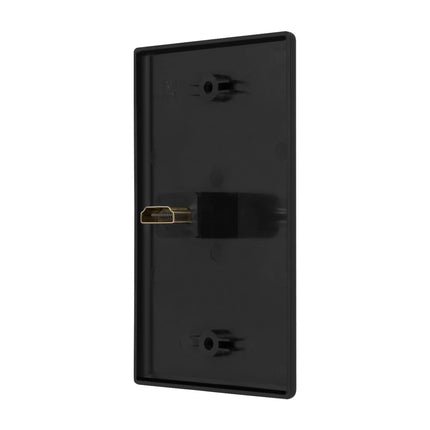 Dylux 180-Degree HDMI Wall Plate with HDMI Female-to-Female Adapter