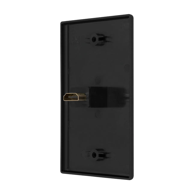 Dylux 180-Degree HDMI Wall Plate with HDMI Female-to-Female Adapter