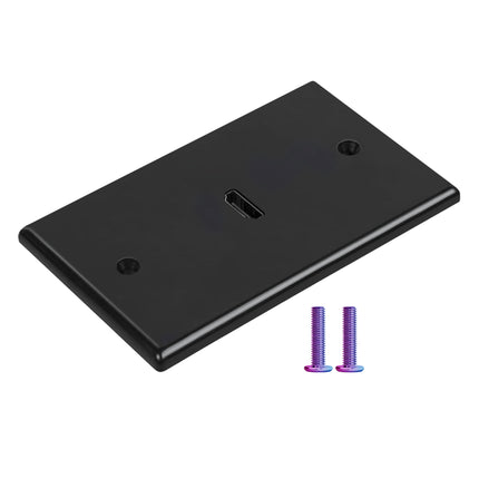 Dylux 180-Degree HDMI Wall Plate with HDMI Female-to-Female Adapter